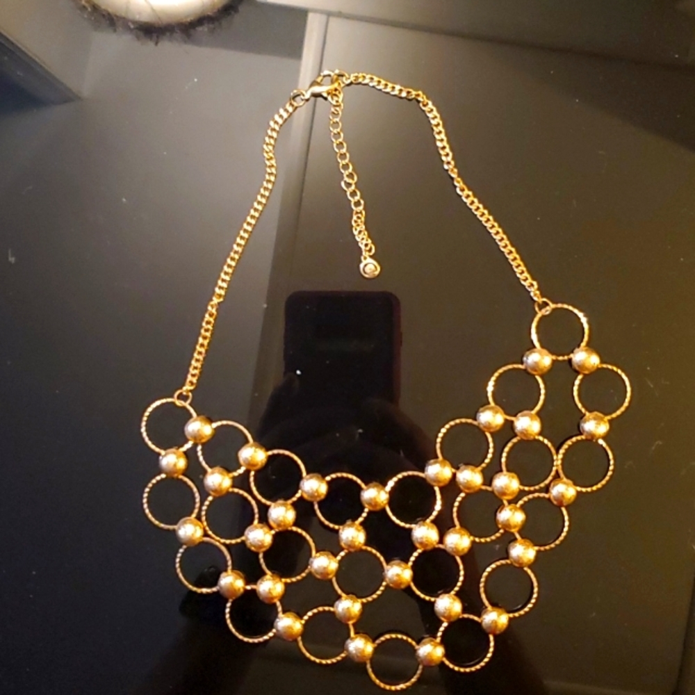 ☀️5/$25 Gold Statement Necklace